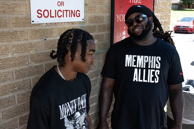 Memphis Allies youth specialist with youth